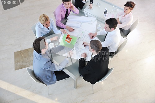Image of architect business team on meeting