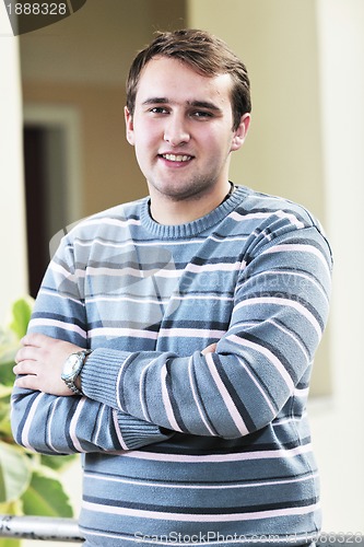 Image of student male portrait at campus