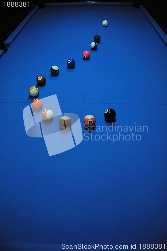 Image of billiard balls