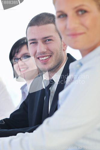 Image of group of business people at meeting