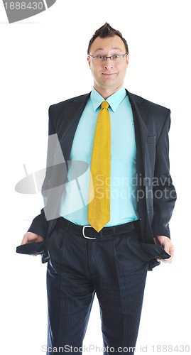 Image of businessman isolated pocket