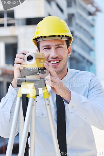 Image of architect on construction site