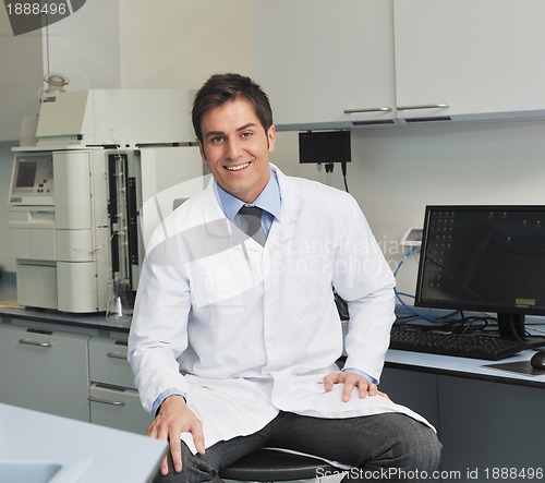 Image of research and  science people  in laboratory