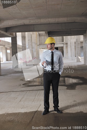 Image of architect on construction site