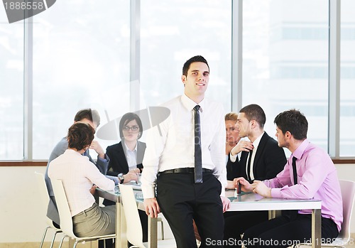 Image of group of business people at meeting