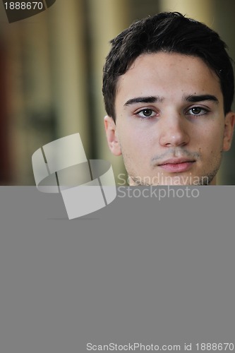 Image of student male portrait at campus