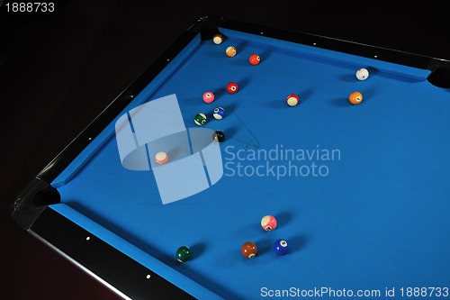 Image of billiard balls