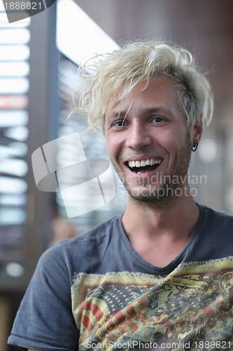 Image of Portrait of an handsome man