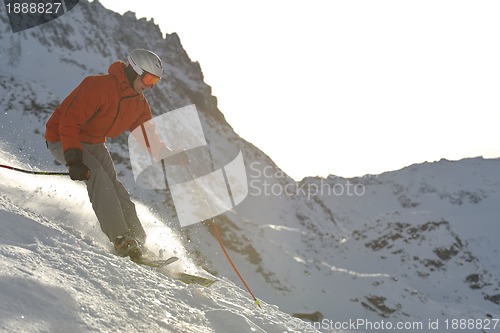 Image of  skiing at winter season