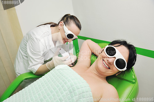 Image of skincare and laser depilation