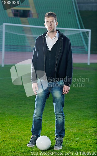 Image of business man in sport