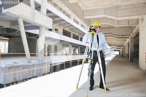 Image of architect on construction site