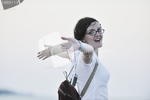 Image of woman travel fashion