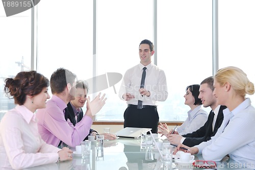 Image of group of business people at meeting