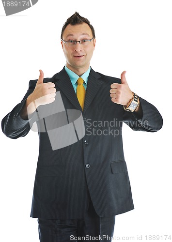 Image of businessman isolated