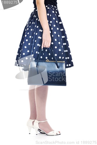 Image of beautiful young woman isolated on white