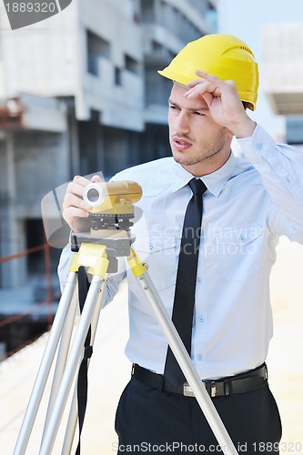 Image of architect on construction site