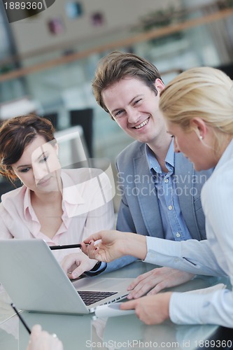 Image of group of business people at meeting