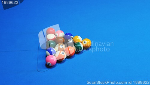 Image of billiard balls