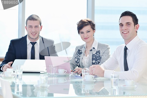 Image of group of business people at meeting