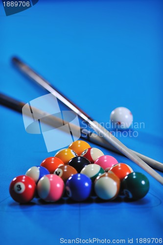 Image of billiard balls