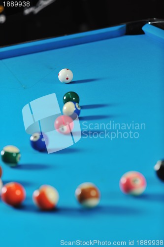 Image of billiard balls