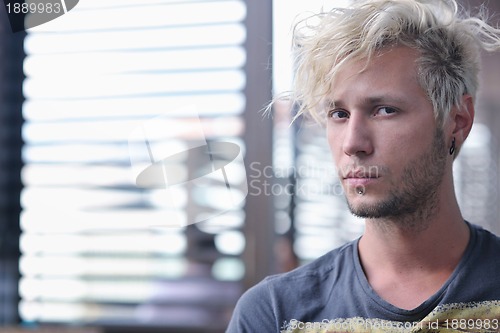 Image of Portrait of an handsome man