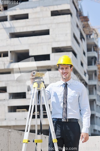 Image of architect on construction site