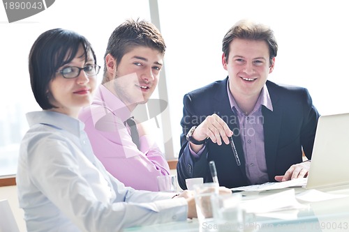 Image of group of business people at meeting