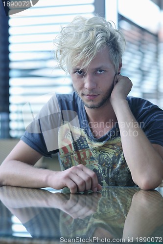 Image of Portrait of an handsome man