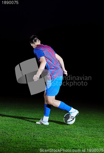 Image of football player in action