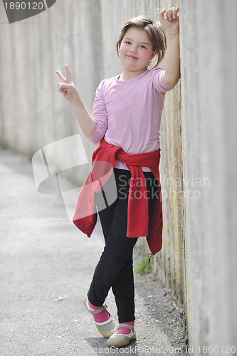 Image of little girl outdoor