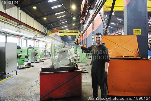 Image of industry workers people in factory