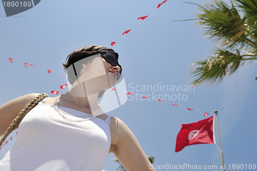 Image of woman travel fashion