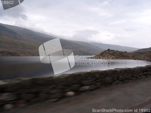 Image of lake and mountain view