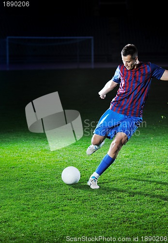 Image of football player in action