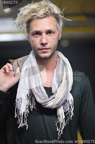 Image of Portrait of an handsome man