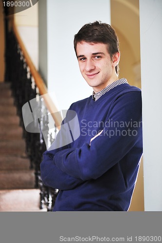 Image of student male portrait at campus