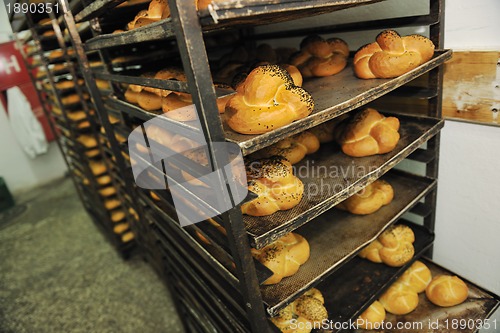 Image of bread factory production