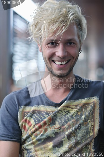 Image of Portrait of an handsome man