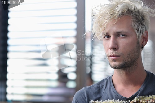 Image of Portrait of an handsome man
