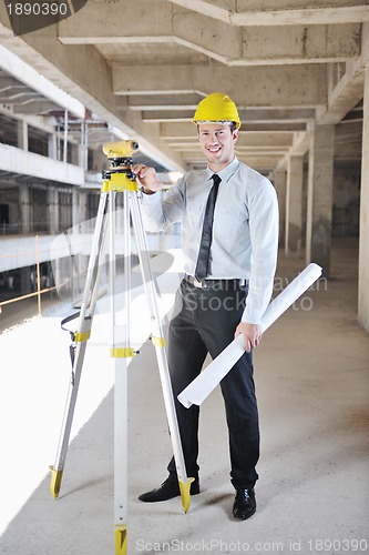 Image of architect on construction site