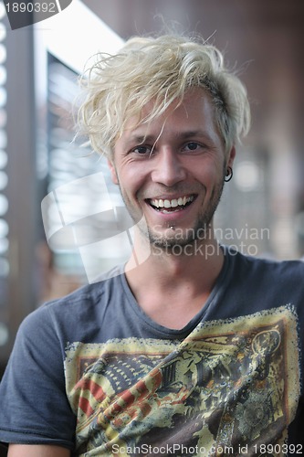 Image of Portrait of an handsome man