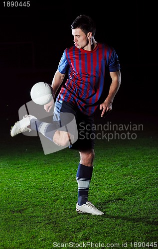 Image of football player in action