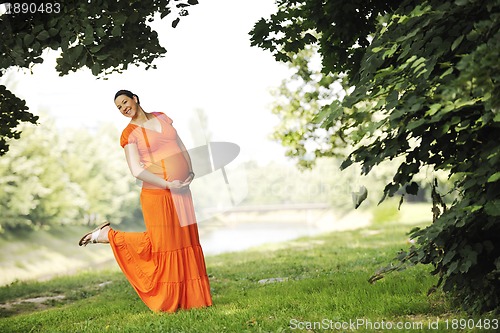 Image of happy pregnancy