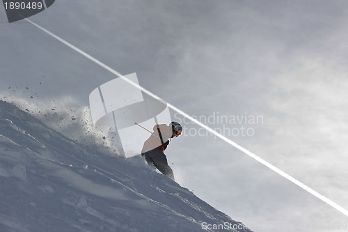 Image of  skiing at winter season