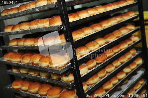 Image of bread factory production