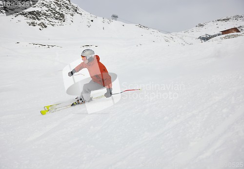 Image of  skiing on on now at winter season