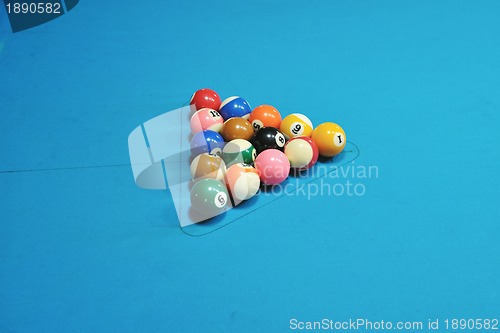 Image of billiard balls