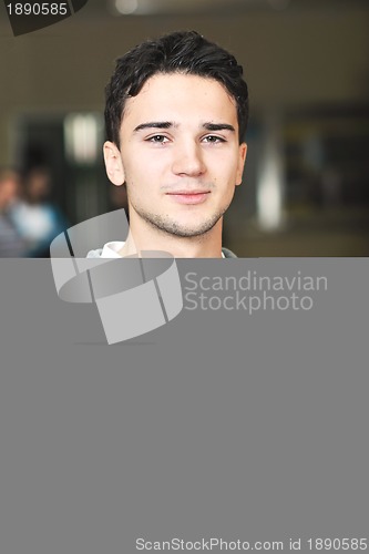 Image of student male portrait at campus